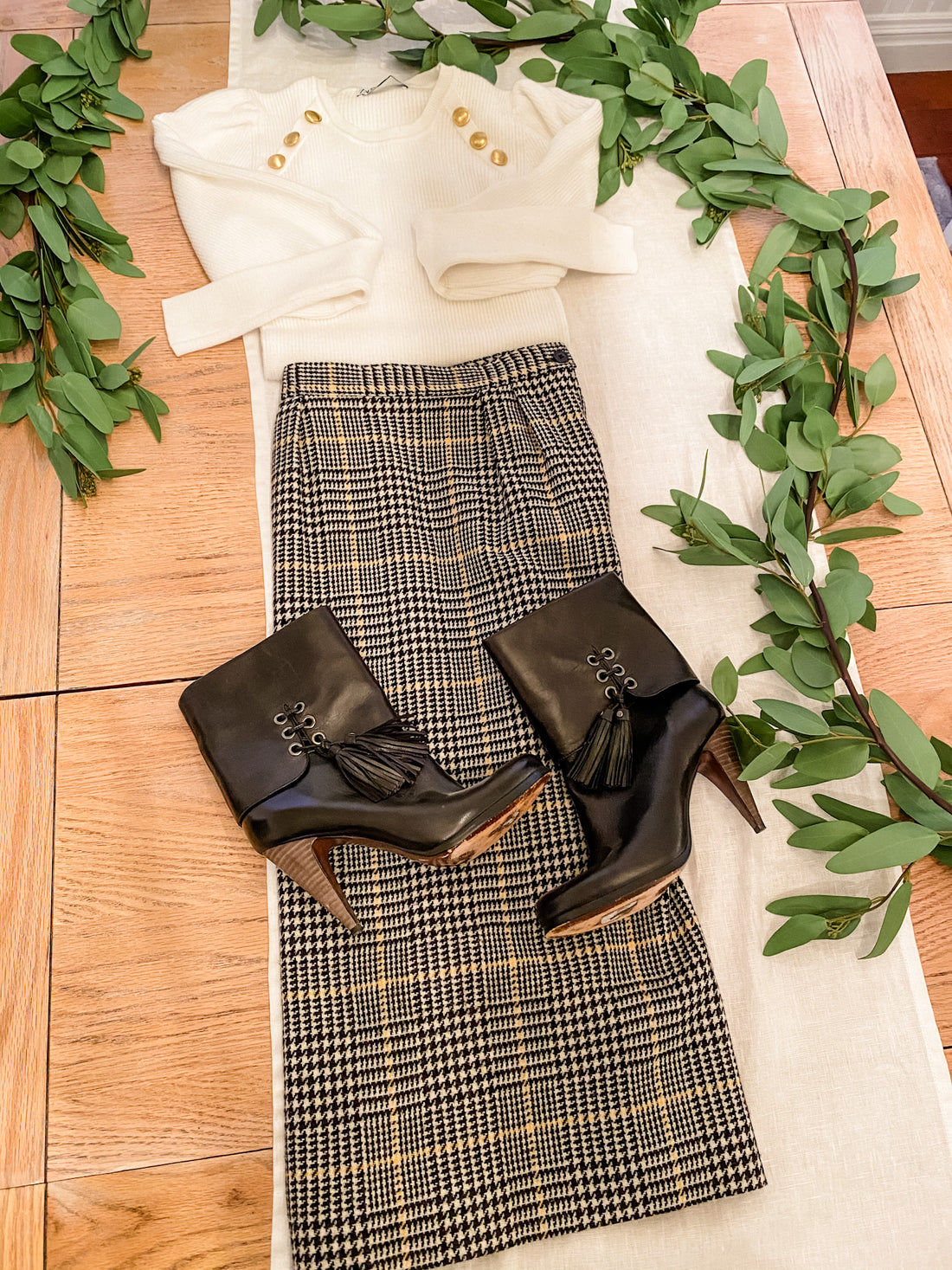 How to Style a Pendleton Skirt