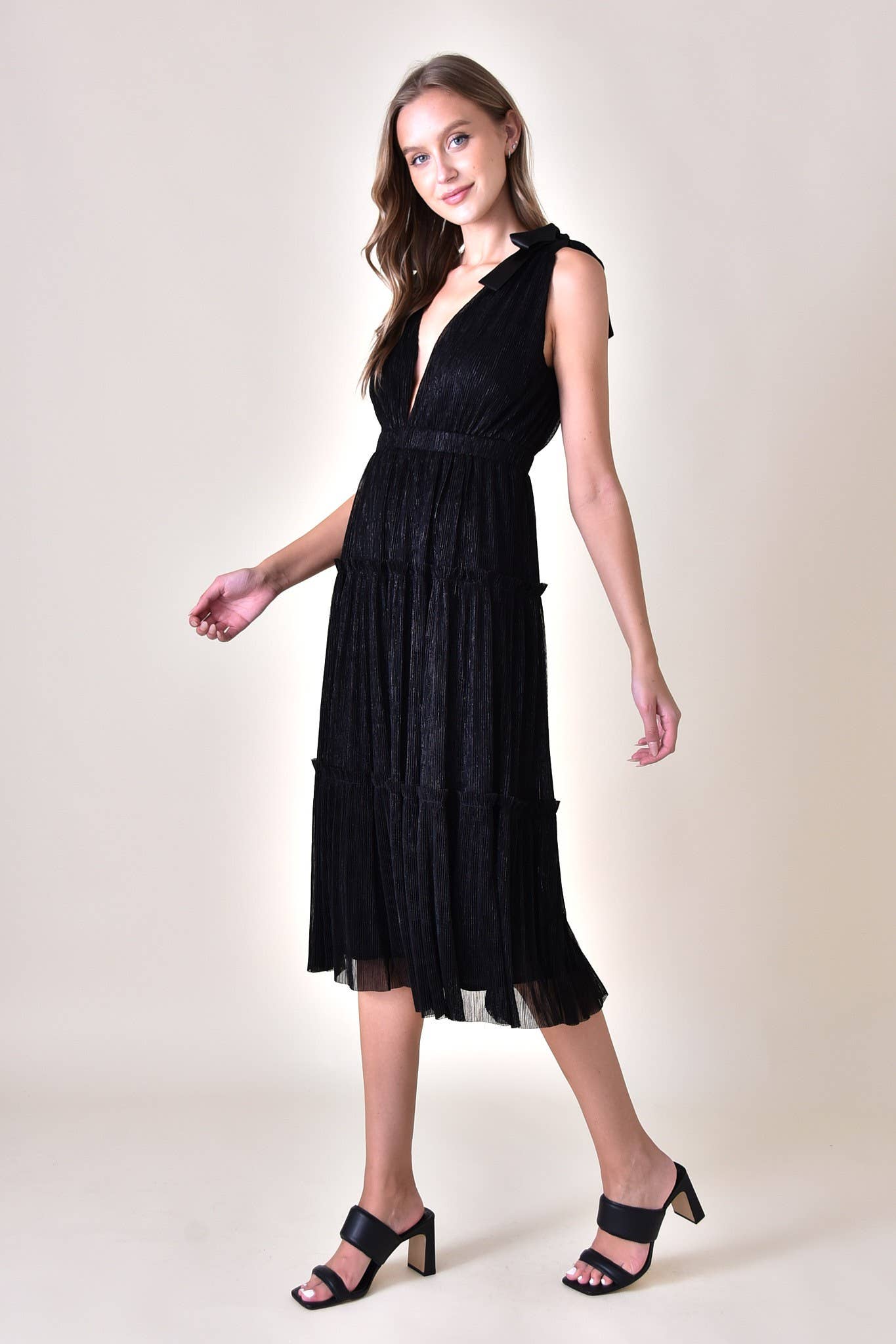 Tiered Midi Dress