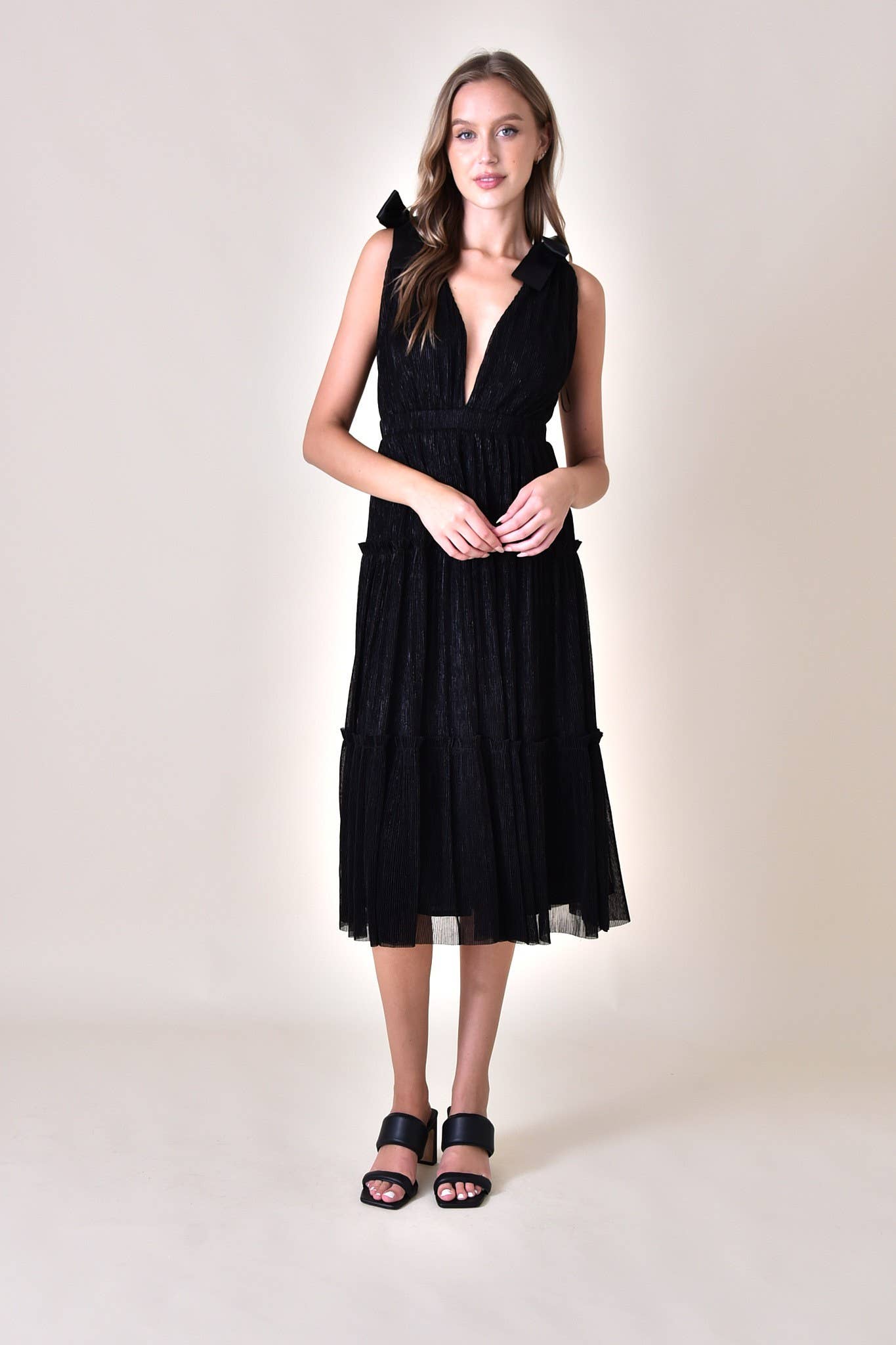 Tiered Midi Dress