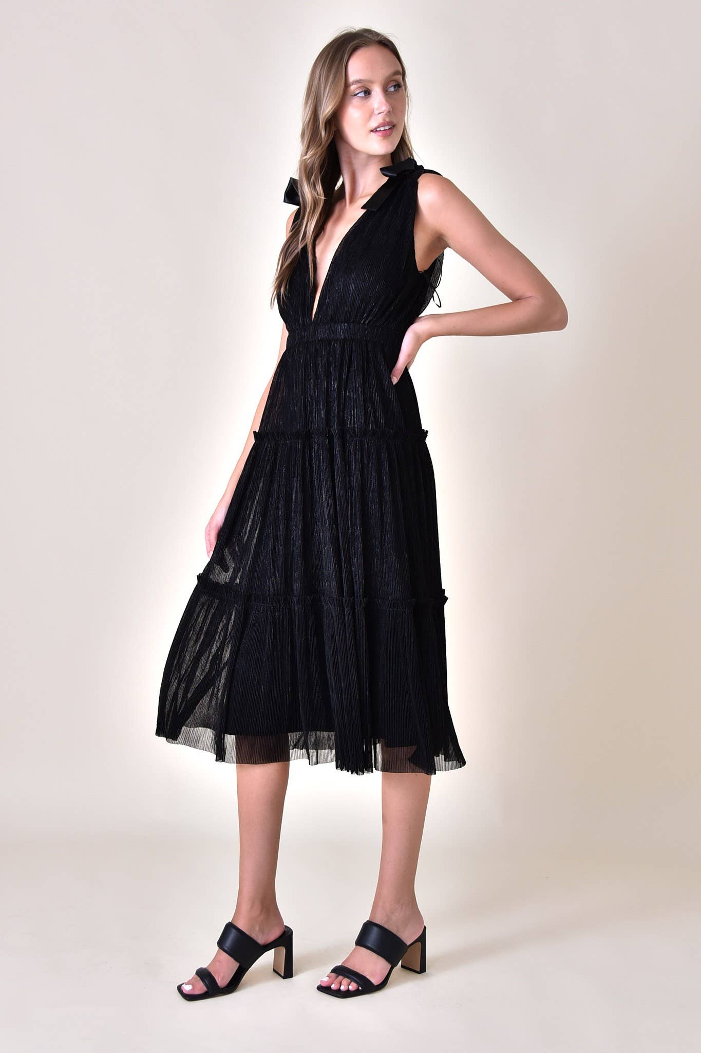 Tiered Midi Dress