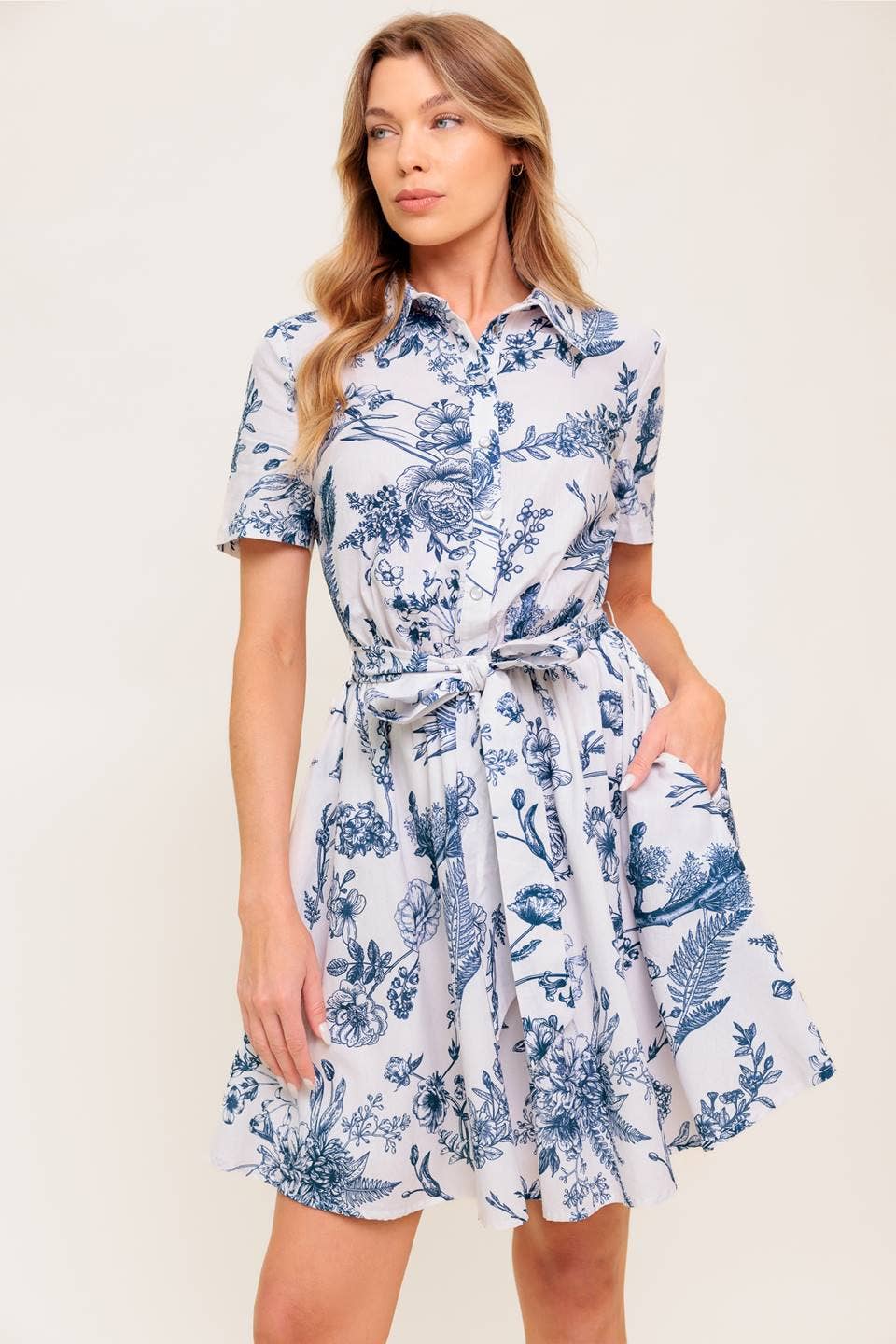 Nautical Noon Mini Dress