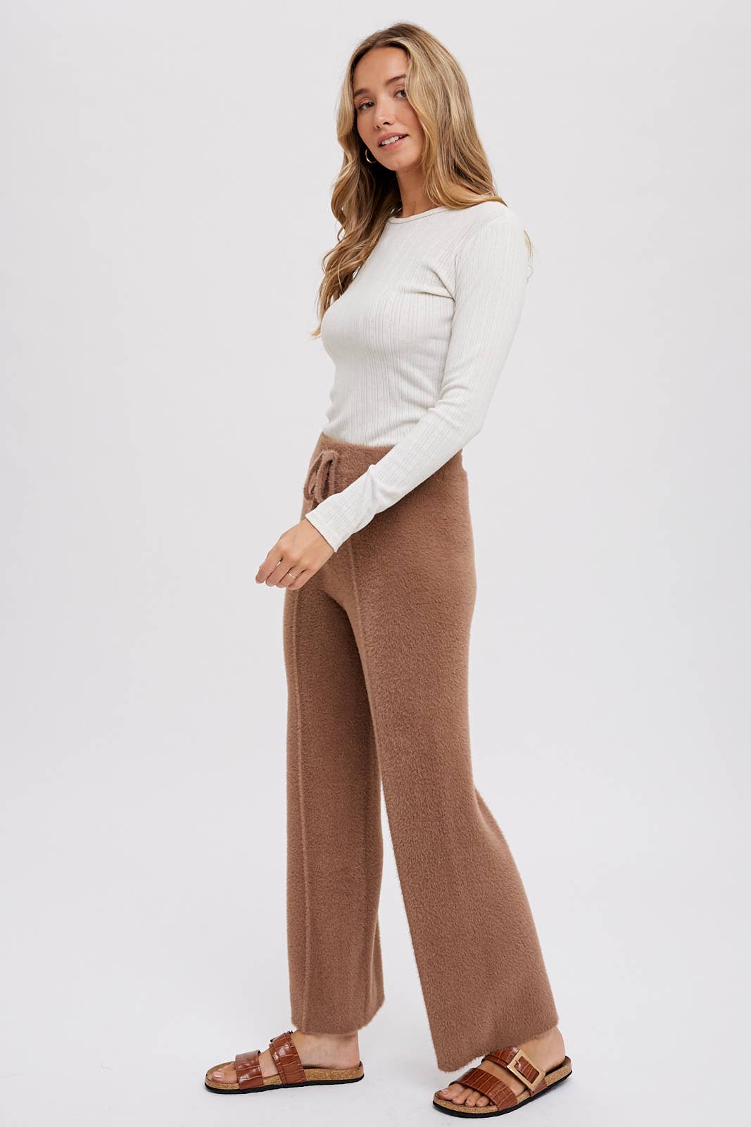 Fuzzy Knit Lounge Pants