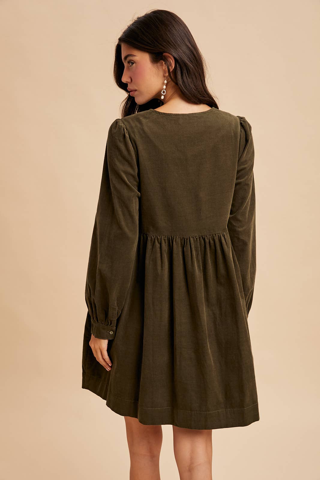 All Tied Up Corduroy Dress