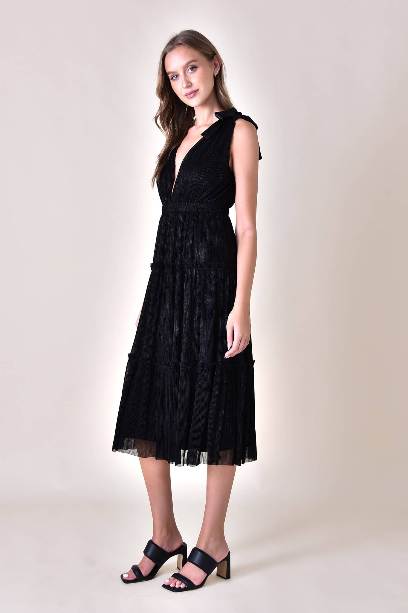 Tiered Midi Dress