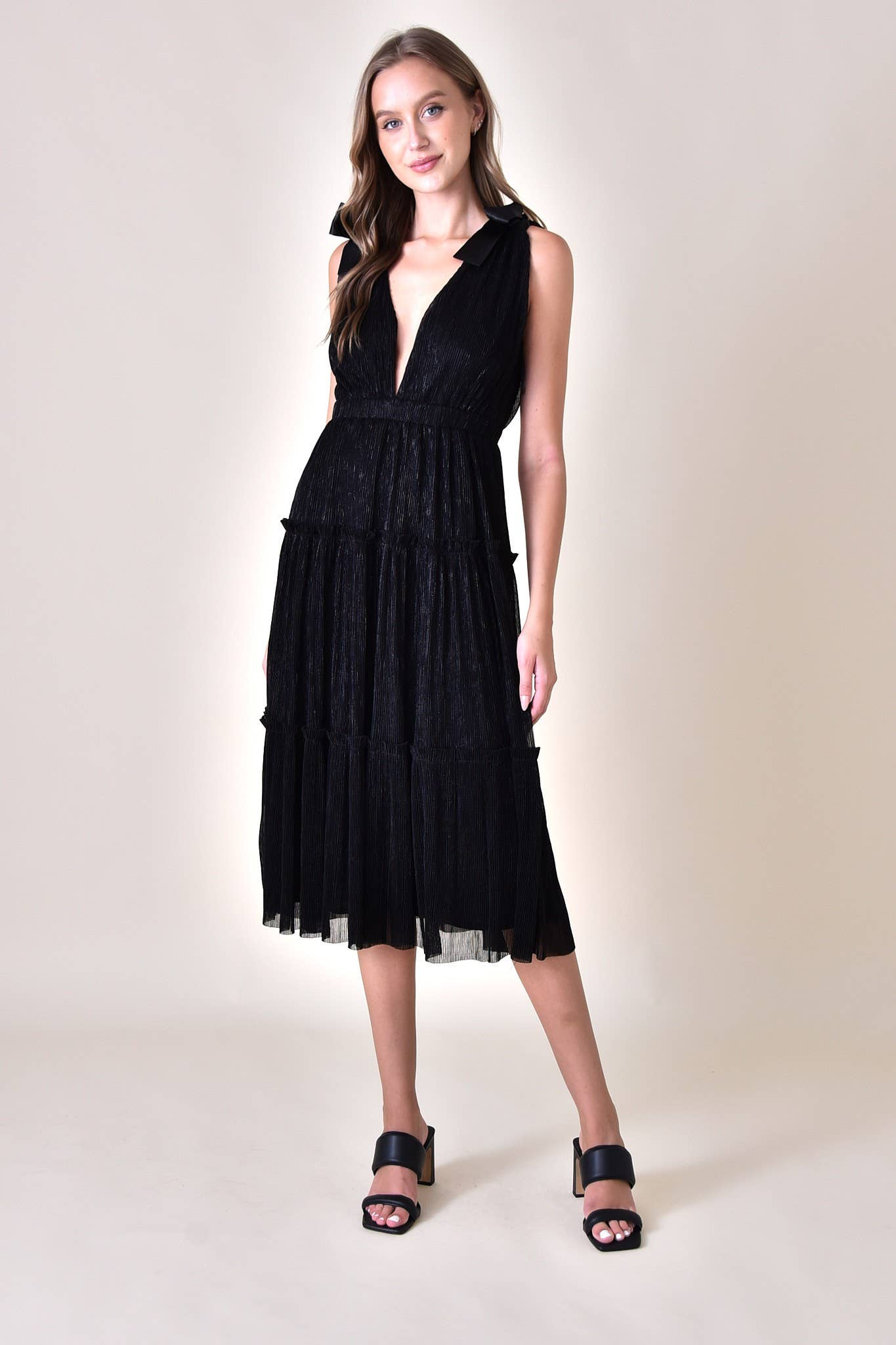 Tiered Midi Dress