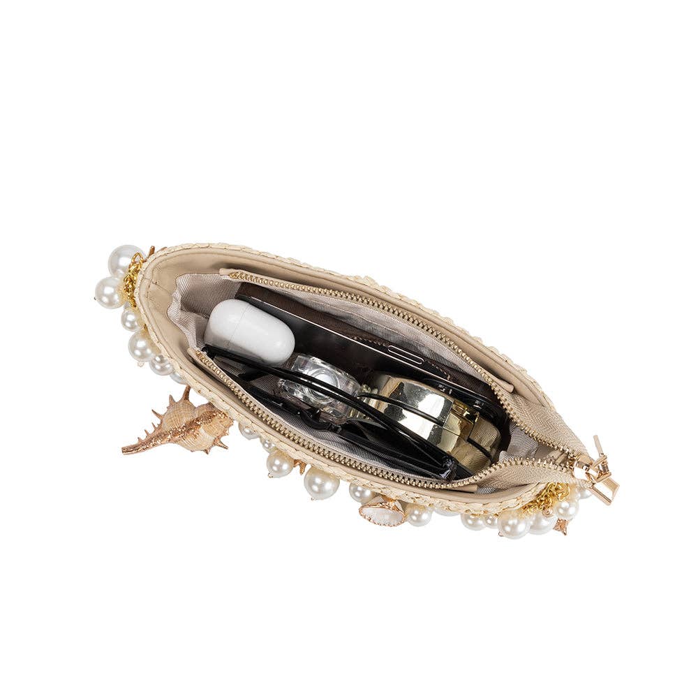 Isla Natural Small Shells Top Handle