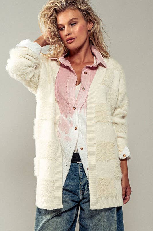 Walking on Fur Open Cardigan