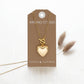 Puffed Heart on Toggle Chain Necklace