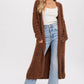 Boucle Long Line Cardigan