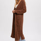 Boucle Long Line Cardigan