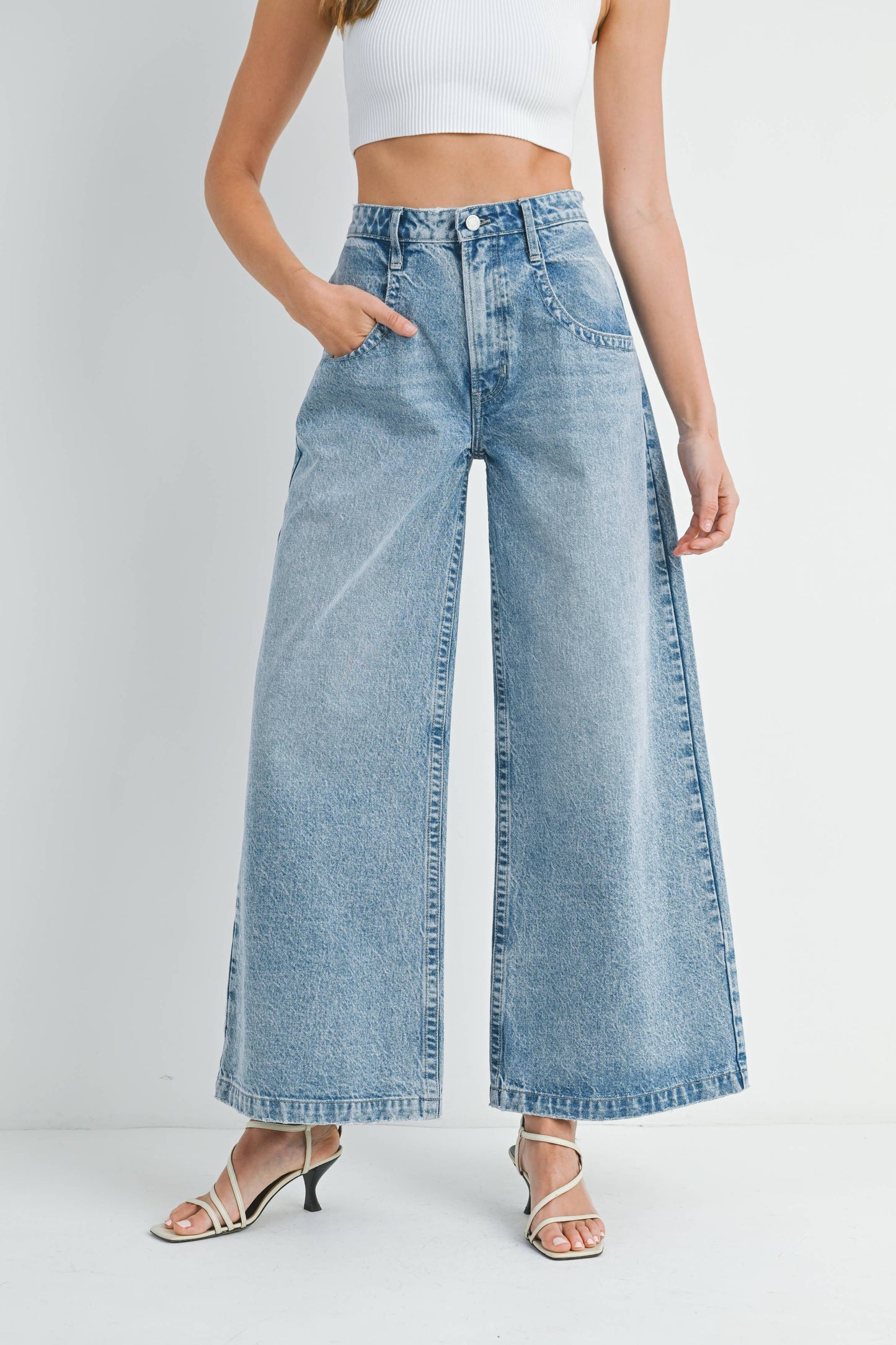 Wide Leg Relaxed Jeans