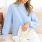 Mock Neck Long Sleeve Sweater