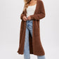 Boucle Long Line Cardigan