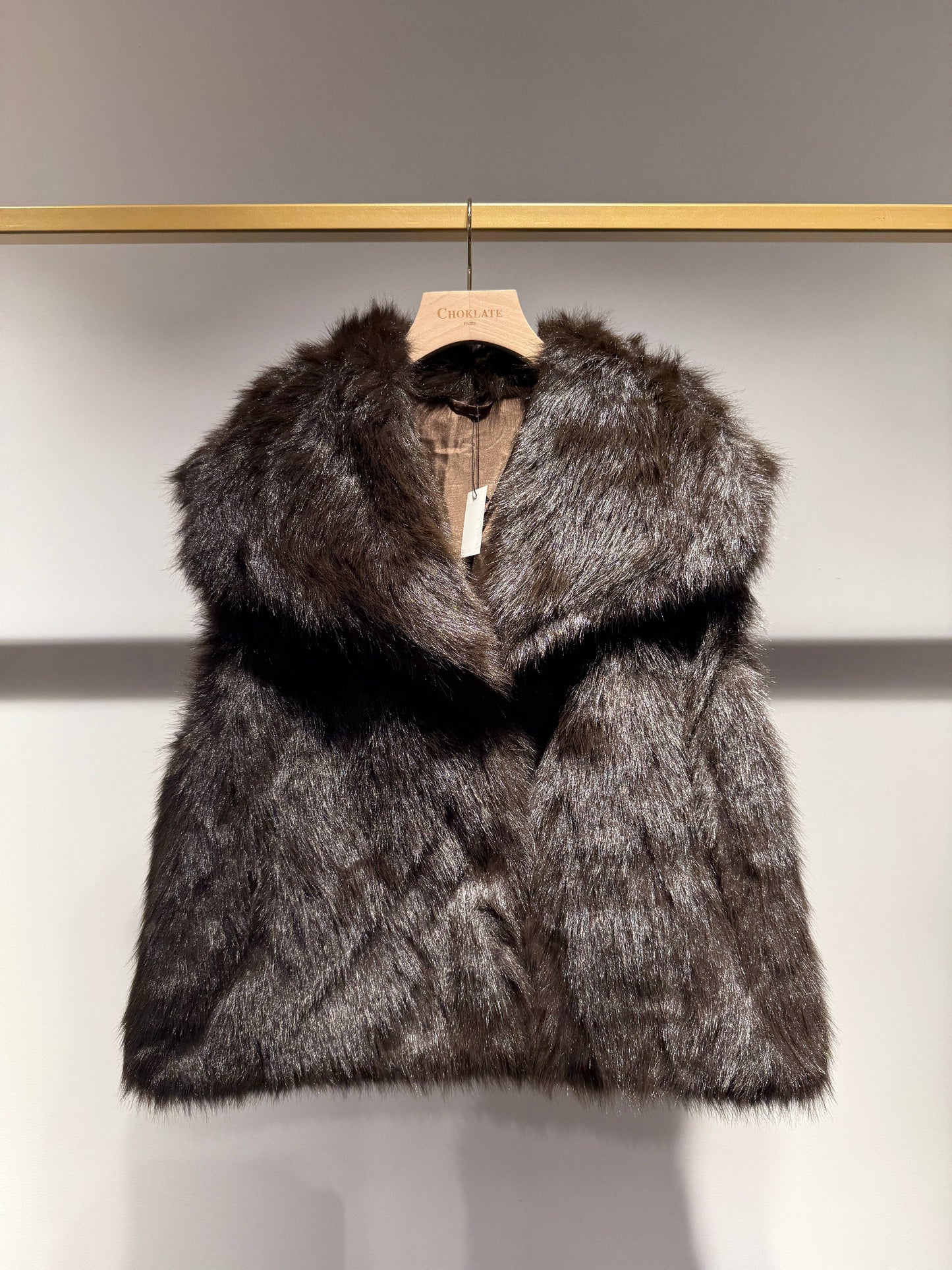 Champs-Élysées Faux Fur Vest