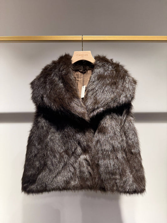 Champs-Élysées Faux Fur Vest