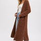 Boucle Long Line Cardigan