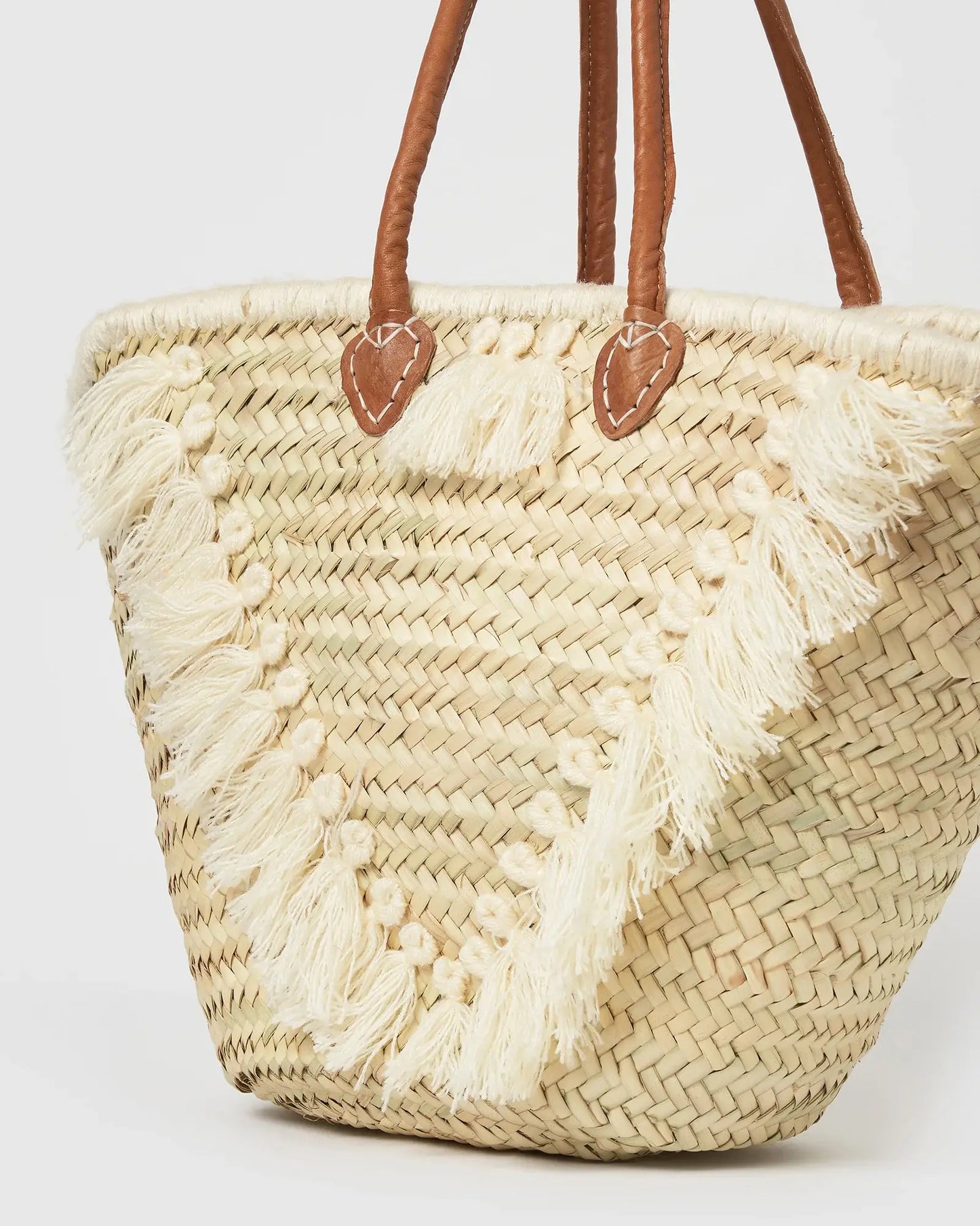 Fringed Handmade Moroccan Tote