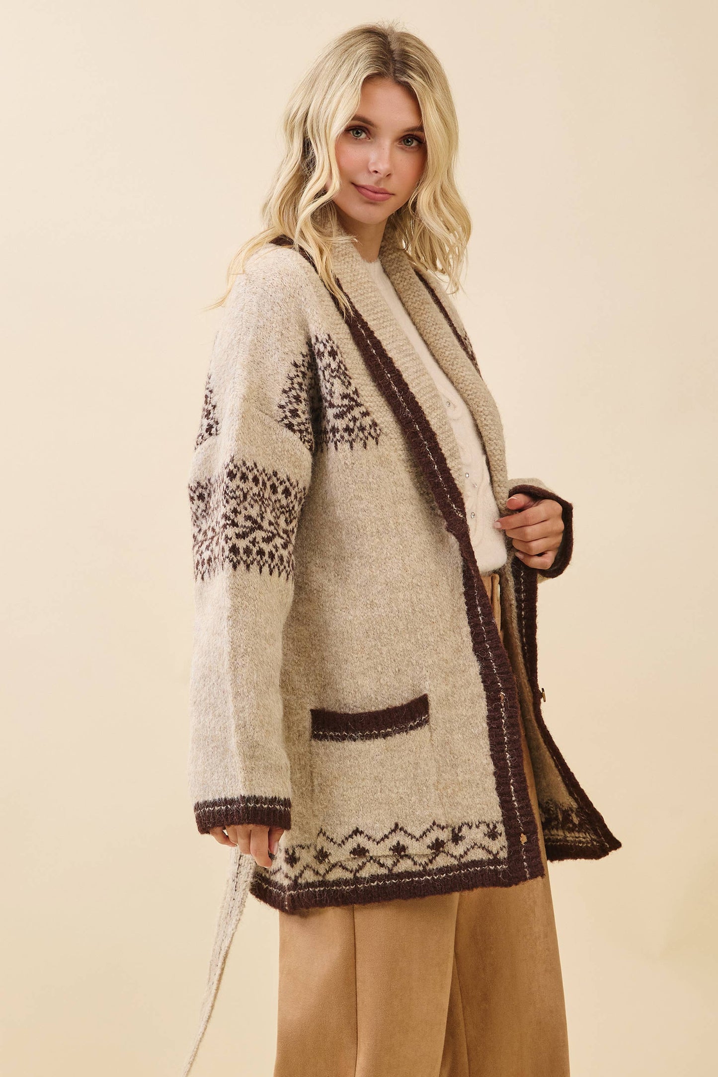 The Cabin Stitch Cardigan