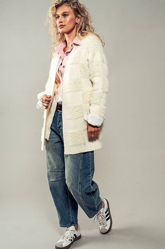 Walking on Fur Open Cardigan