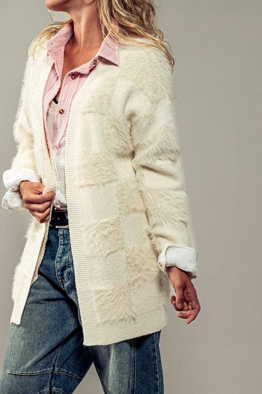 Walking on Fur Open Cardigan