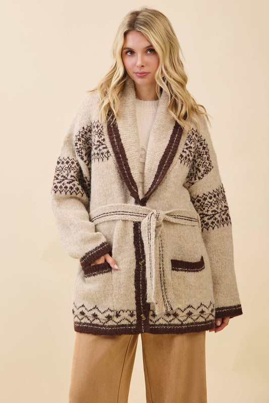 The Cabin Stitch Cardigan