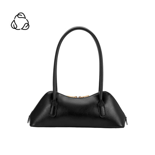 Dakota Black Recycled Vegan Shoulder Bag