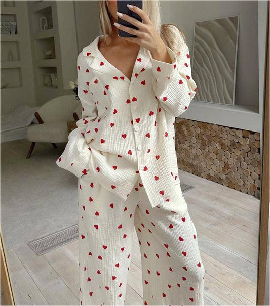 Valentine's Day Love Pants Pajama Set